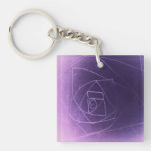 Yaie purple spiritual colour keychain