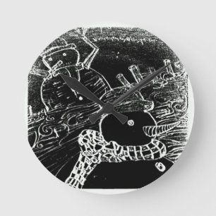 yaie  snow  guardian round clock