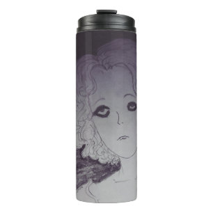 yaie victorian era girl  anime manga style girl  thermal tumbler