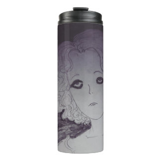 yaie victorian era girl anime manga style girl thermal tumbler