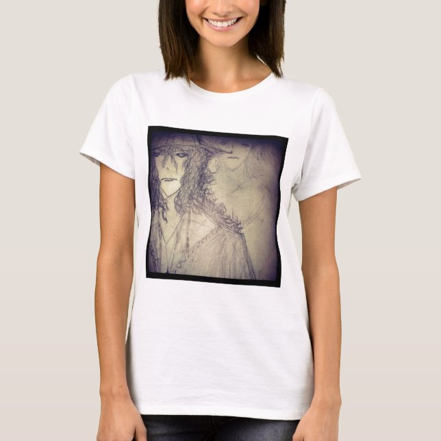 yaie witch 888 power anime manga drawing T-Shirt (Front)