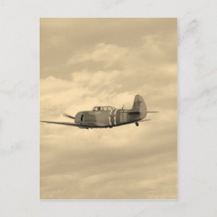 Yak 11 In Flight Postcard