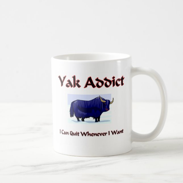 Yak Addict Coffee Mug (Right)