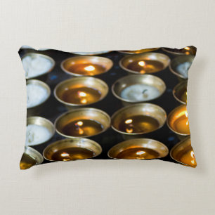 Yak Butter Candles Accent Pillow