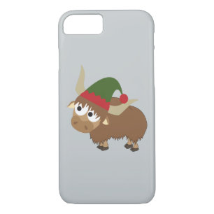 Yak Christmas Elf iPhone 8/7 Case