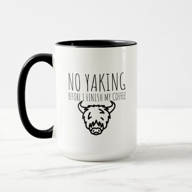 Yak Pun Mug - Dad Joke Puns (Left)