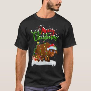 Yak Xmas Decorations Santa Yak Christmas T-Shirt