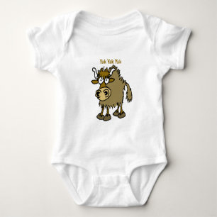 YAK YAK YAK Talking IS Life! Baby Bodysuit