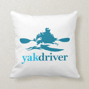 yakdriver throw pillow