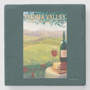 Yakima Valley, WashingtonWine Country Stone Coaster