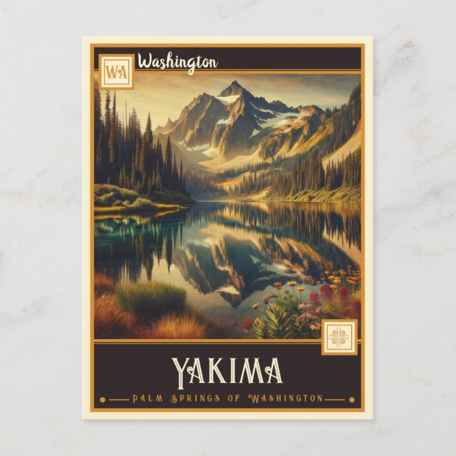 Yakima, Washington| Vintage Postcard (Front)