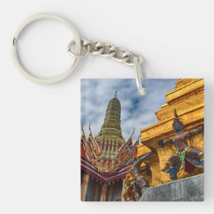 Yaksha at Wat Phra Kaeo Keychain