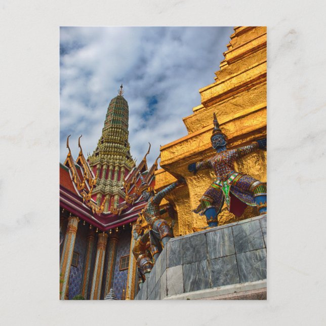 Yaksha at Wat Phra Kaeo Postcard (Front)