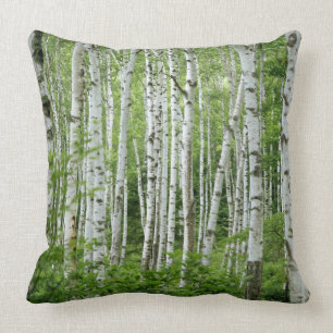 Yakumo-mura, Nagano Prefecture, Central Honshu Throw Pillow