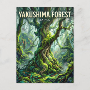 Yakushima Forest Japan Postcard