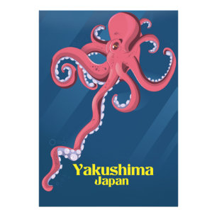 Yakushima Japan Travel poster