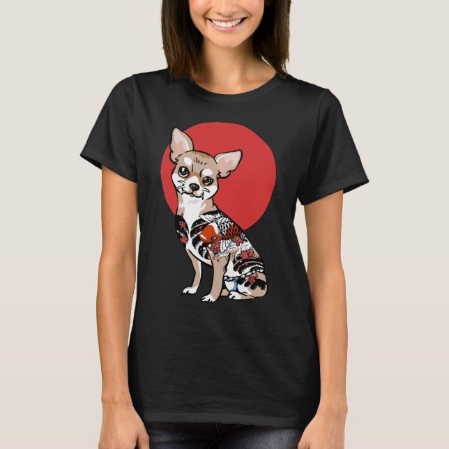 Yakuza Chihuahua   T-Shirt (Front)