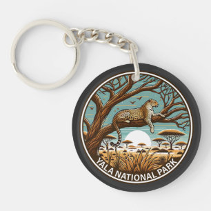 Yala National Park Sri Lanka Keychain