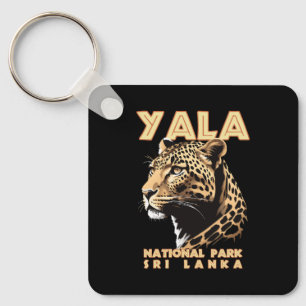 Yala National Park - Sri Lanka Leopard Keychain