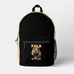 Yala National Park - Sri Lanka Leopard Printed Backpack