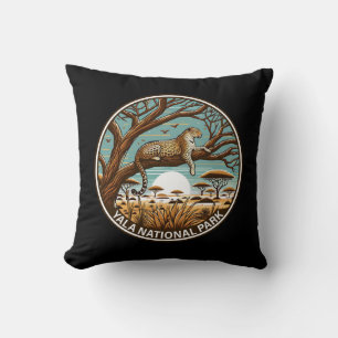 Yala National Park Sri Lanka Throw Pillow