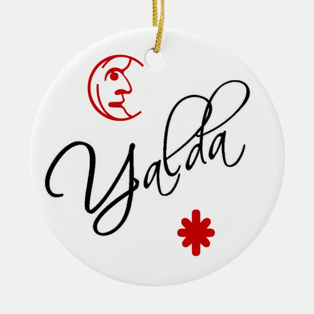 Yalda Ceramic Ornament (Front)