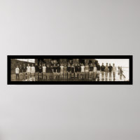 Yale Crew Team & Subs Huge Photo 1910