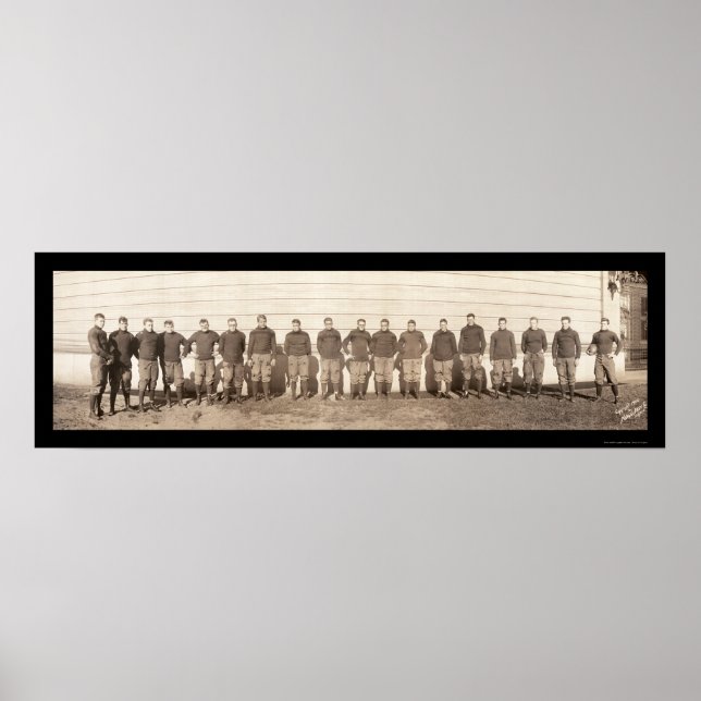 Yale Football Team Photo 1908 Poster (Front)
