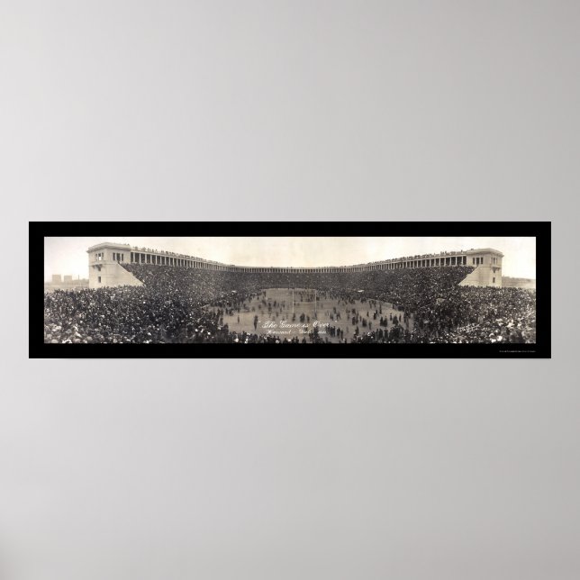 Yale Harvard Game Over Photo 1911 Poster (Front)