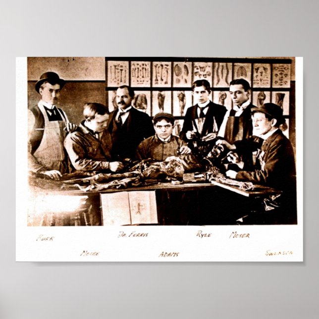 Yale Medical Anatomy Class Poster (Front)