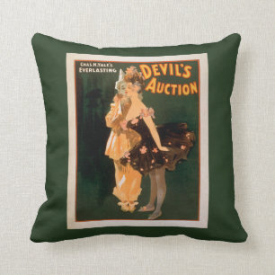 Yale's Everlasting Devil's Auction Play Throw Pillow