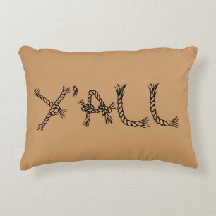 Y'ALL DECORATIVE PILLOW