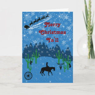 Ya'll have a Merry Christmas Holiday Card