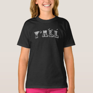 Y'all Western Halloween with Elf or Witch Shoes T-Shirt