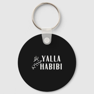 Yalla Habibi Arabic Muslim Honeymoon Valentines Da Keychain