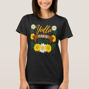 Yalla Habibi Let's Go My Dear Muslim Friend Arabic T-Shirt