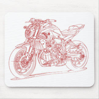 Yam FZ07 MT07 2015 Mouse Pad