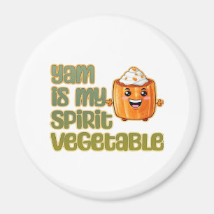 Yam Is My Spirit Vegetable Classic Magnet