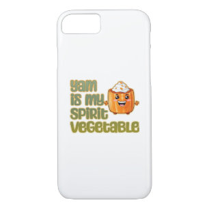 Yam Is My Spirit Vegetable Funny Playful Mood Case-Mate iPhone Case