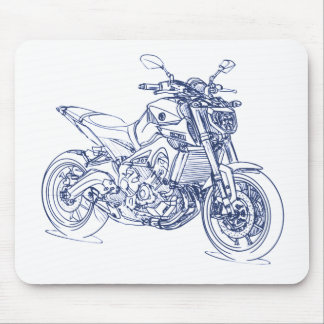 Yam MT09 FZ09 2014 Mouse Pad