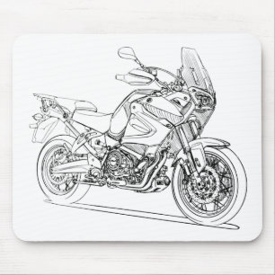 Yam Super Tenere 2012 Mouse Pad