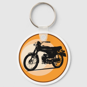 Yamaha FS1E 'FIZZY' Classic moped Keychain