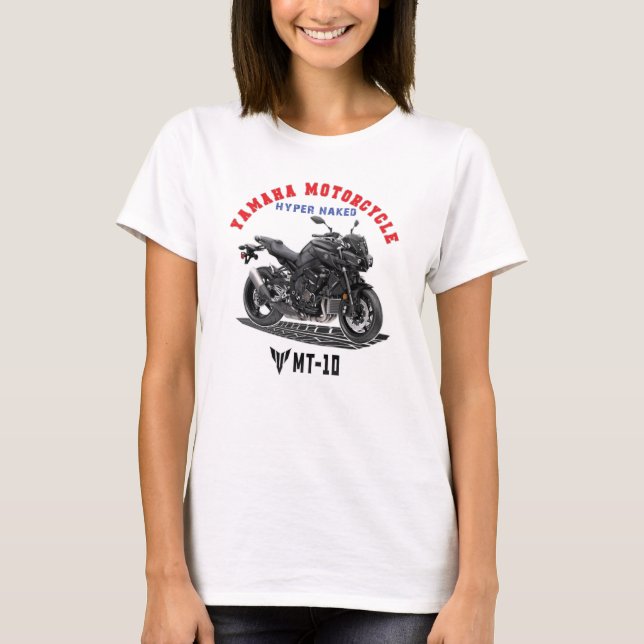 YAMAHA MT-10 Custom Designer Apparel T-Shirt (Front)