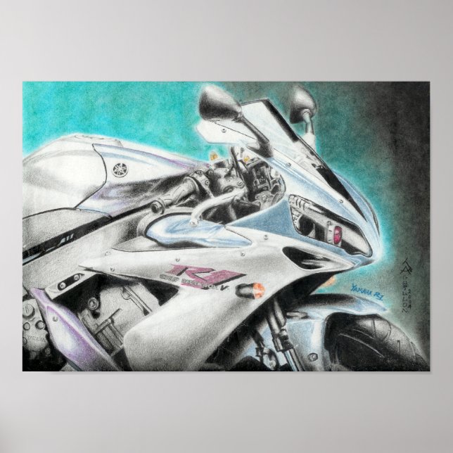 Yamaha R1 Poster (Front)