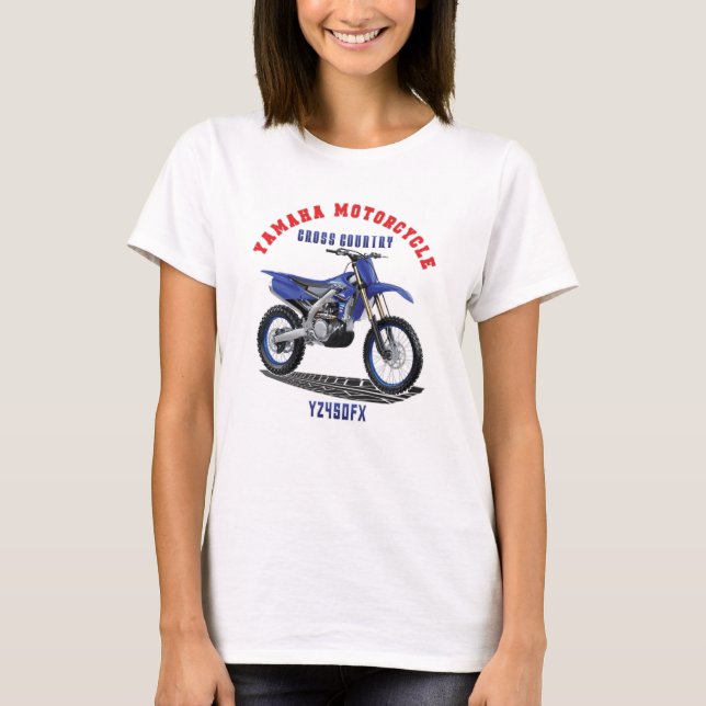 YAMAHA YZ450FX Custom Designer T-Shirt (Front)