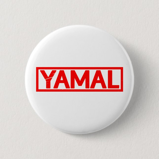 Yamal Stamp 2 Inch Round Button (Front)