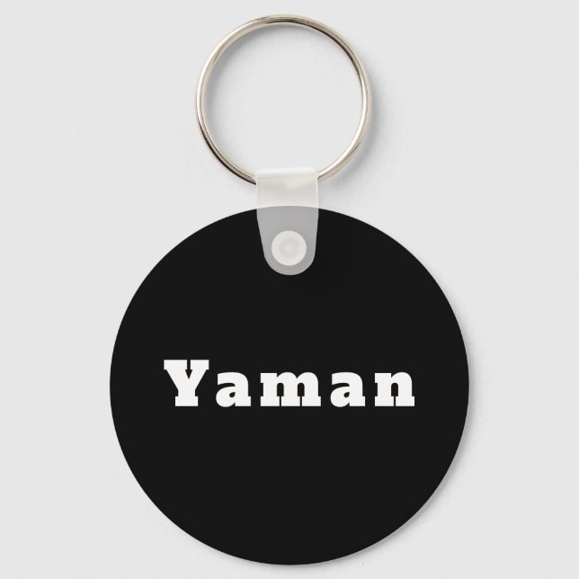 Yaman Keychain (Front)
