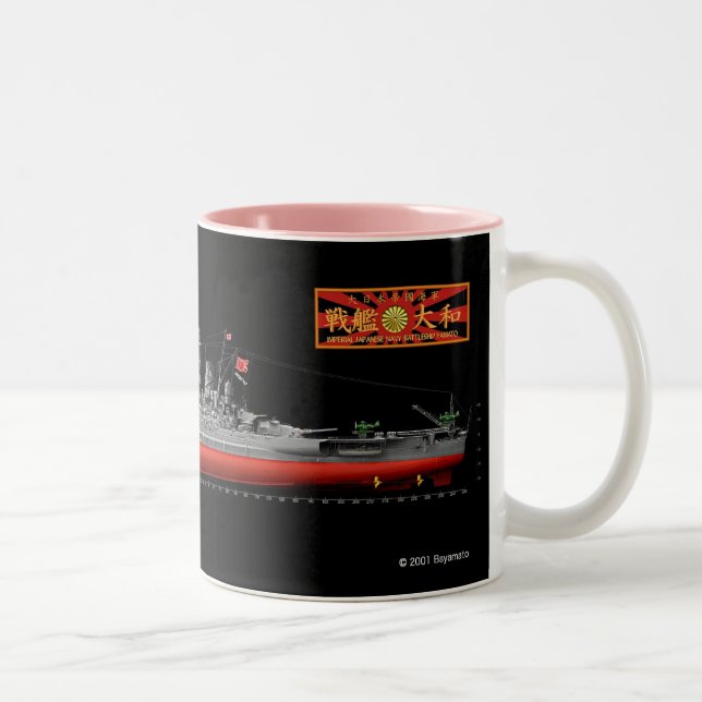 Yamato , Battleship Two-Tone Coffee Mug (Right)