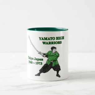 yamato high school Two-Tone coffee mug