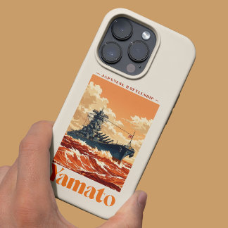 Yamato Japanese Battleship Vintage Maritime Poster